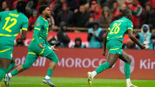 احتفالات لاعبي السنغال بلقب كأس أمم أفريقيا 2025 بعد الفوز على المغرب